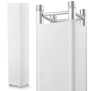2 Pcs White Truss Cover Fits 6.56 ft x 12 in Box Truss Scrim Elastic Fabric S... - Picture 1 of 7