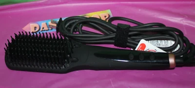 Cepillo de pelo eléctrico de mano de cerdas cuadradas Amika negro 10,5 estilo herramienta de secado Foto 1 de 3