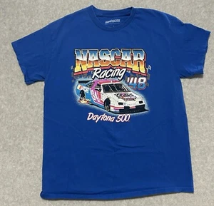 Nascar Racing Daytona 500 Car T Shirt Adult Mens M Blue - Picture 1 of 8
