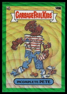 2021 Chrome Garbage Pail Kids Series 4 Incomplete Pete Green Wave /299 #149b - Picture 1 of 2