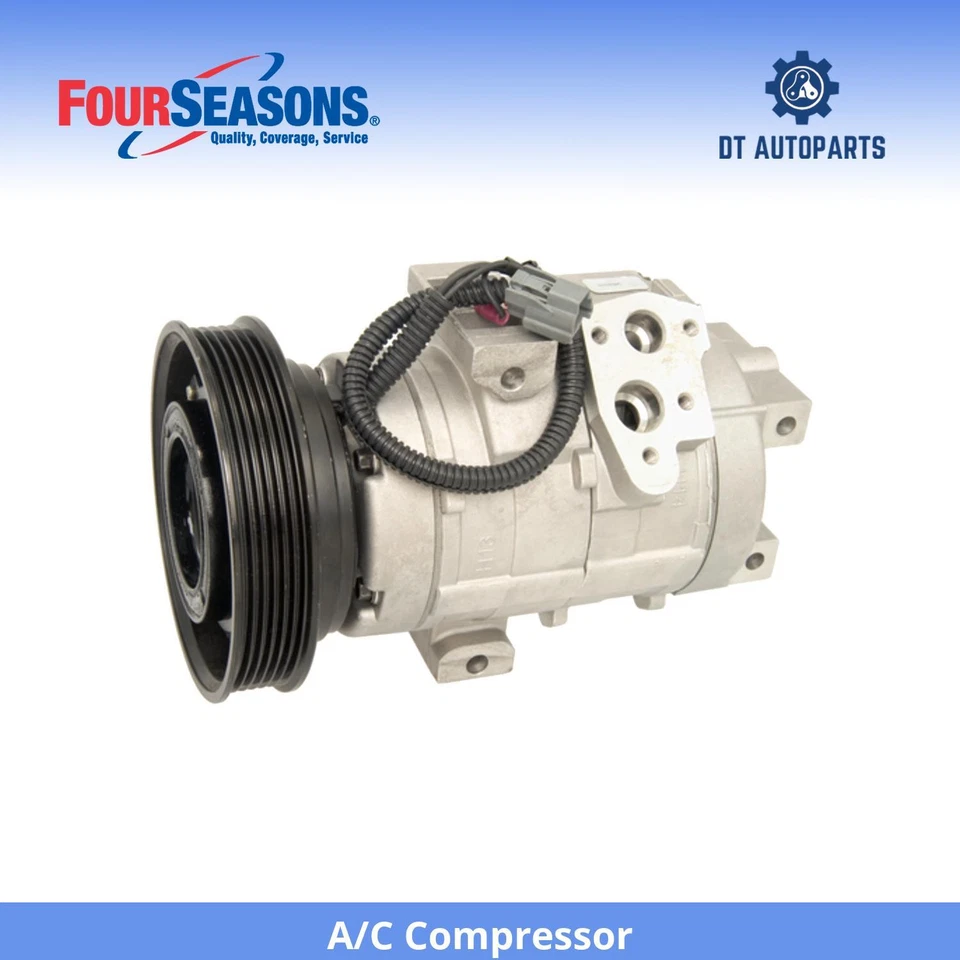 Para 1999-2004 Honda Odyssey A/C Compressor 4 Estações 2000 2001 2002 2003 - Imagem 1 de 4