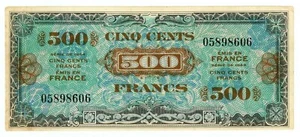 France … P-119 … 500 Francs … 1944 … *VF-XF*😁🤩 - Picture 1 of 2