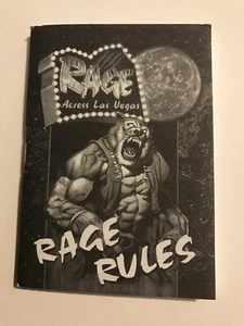 RAGE Across Las Vegas Rules booklet - Rage Collectible Card 1998 Game - NM, TCG - Picture 1 of 5