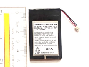 2x Batteria Originale Toshiba Gigabeat S60/S30/MES60V/S30V Nuova 1UPF383450-TBF - Foto 1 di 3