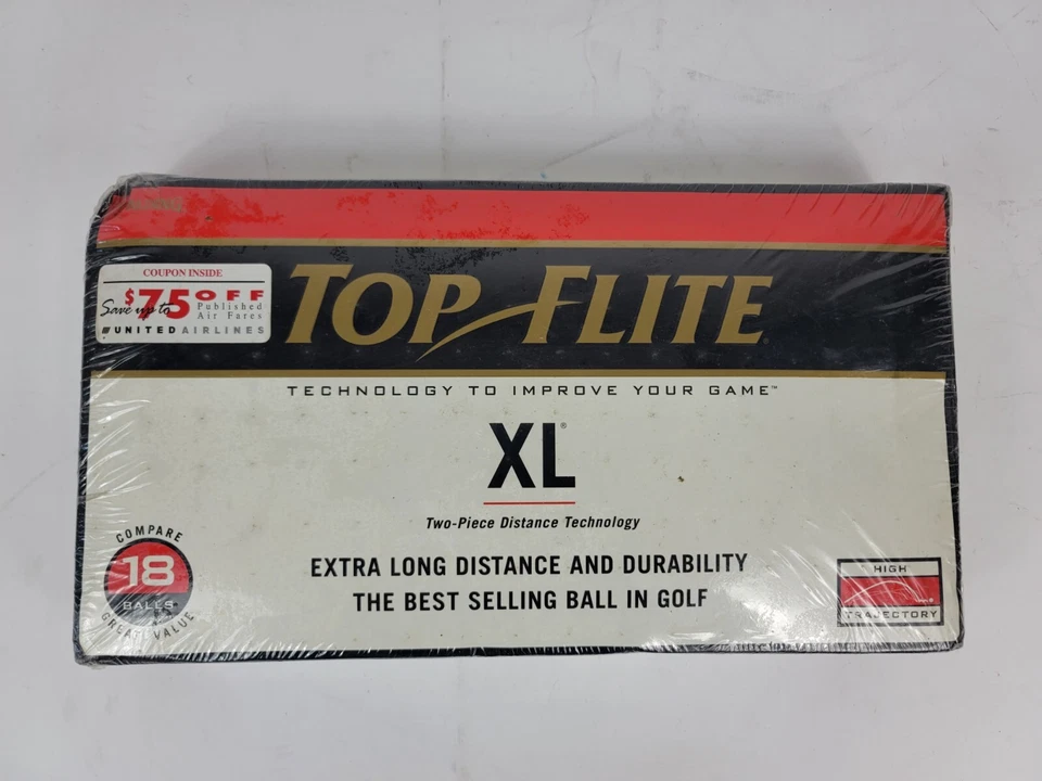 Top Flite XL Extra Long 18 Golf Balls High Trajectory Spalding