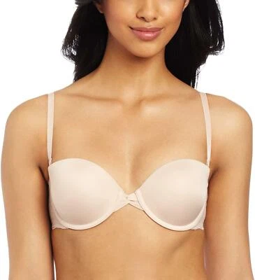 Sujetador sin tirantes OnGossamer 272529 para mujer microglamour y encaje, champán, 36C Foto 1 de 4