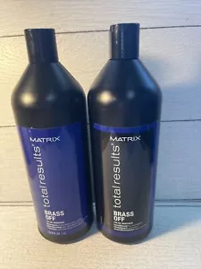 Shampoo e balsamo Matrix Total Results 33,8 oz ottone spento - Foto 1 di 4