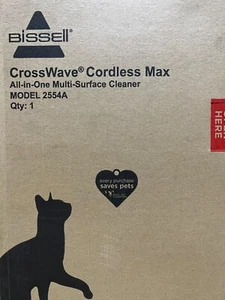 Bissell CrossWave Cordless Max Wet-Dry Vacuum and Mop - Black/ White | Brand New - Picture 1 of 1