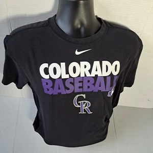 Nike Dri-Fit Colorado Rockies Shirt MLB Herren XL Center Swoosh - Bild 1 von 10