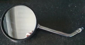 SPECCHIETTO SPECCHIO CROMATO TONDO DX MOTOCICLETTA HONDA SUZUKI KAWASAKI - Foto 1 di 6