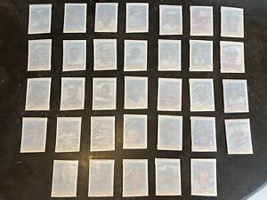 1984 Topps Cereal Series Ralston Purina Complete Set 33 Cards On Top Of 33 Packs