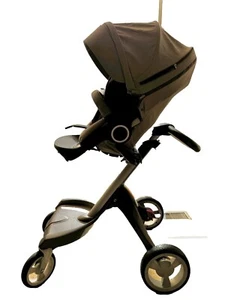 Stokke Xplory 6 Baby Stroller - Beige /Grey - Picture 1 of 10