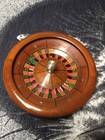 Rare Antique 22 Inch Gambling Roulette Wheel Stunning And Beautiful Large Size.