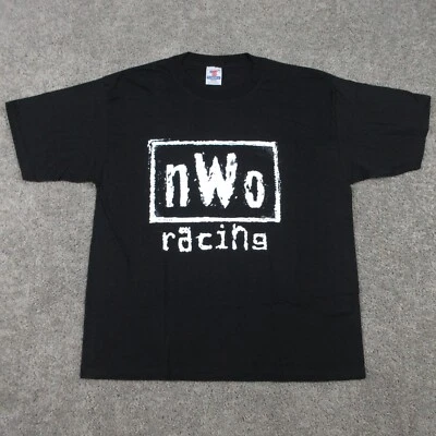 Camisa de Carreras De Colección Nuevo Orden Mundial Para Hombres XXL 2XL Negra Kyle Petty NASCAR Lucha Libre WWF USADA EN EXCELENTE ESTADO Foto 1 de 4