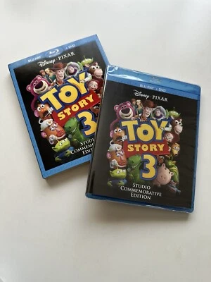 NEW SEALED TOY STORY 3 Blu-Ray + DVD Studio Commemorative Edition w/ Slip Cover - Image 1 of 3