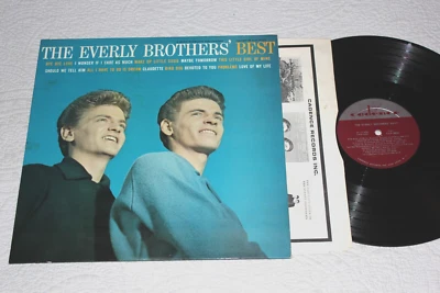 THE EVERLY BROTHERS - Best  (Original 1959 Mono U.S. Vinyl LP) Greatest Hits - Image 1 of 3