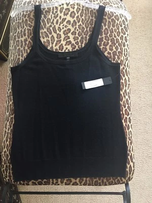 Robert Rodriguez кашемир вязаный пустой бак спагетти ремень верхний размер большой новый с Ярлыками - Изображение 1 из 4