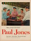 1955  Paul Jones Whiskey Blended Vintage Print Ad Frankfort Distillers Spirits