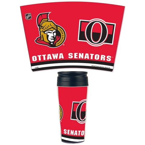Ottawa Senators Wincraft NHL 16oz Contour Travel Mug FREE SHIP Cover