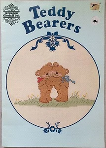 Designs By Gloria & Pat Counted Cross Stitch TEDDY BEARERS Charts 19 Patterns! - Picture 1 of 4