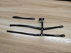 1Set 1/6 Black Leather SM Bondage Clothes Model Fit for 12" Action Figure PH - Picture 1 of 4