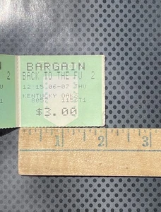 Back To The Future Part 3 1990 Movie Ticket Stub Rare - Picture 1 of 2