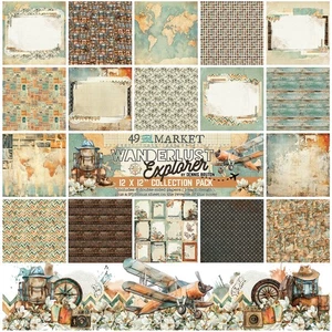 49 & Market Collection Pack 12"X12" - Wanderlust Explorer - Bild 1 von 1