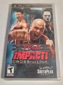 TNA Impact Cross The Line (Sony PSP) NEW & SEALED - Picture 1 of 4