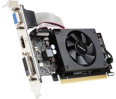 AU SELLER NVIDIA Gigabyte  GT710  GV-N710D3-2GL 2GB GDDR3 STD Prof. GPU - TESTED - Image 1 of 3