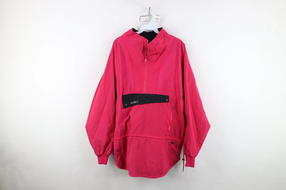 Chaqueta Pullover Rosa De Colección Años 90 Helly Hansen Mujer Grande Deletrear LIFA Media Cremallera Foto 1 de 4