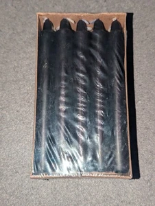 IKEA ISIG Black Taper Dinner Candles 20 Pack – Elegant Home Decor - Picture 1 of 24