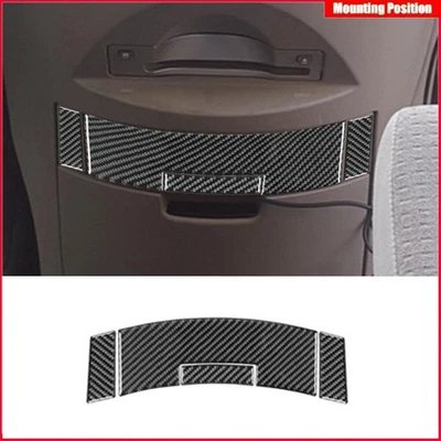 4PCS For Nissan Quest 2004-2006 Central Control Ashtray Trim Cover Carbon Fiber Foto 1 de 4