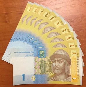 Ucrania, 1 HRYVNIA 2014 x 10 piezas (firma. Hontareva) P-116A nuevo, unc - Imagen 1 de 2