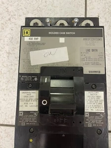 Square D LHL36000M1287 400Amp Molded Case Switch Circuit Breaker - Picture 1 of 3