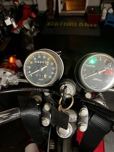 1976 Honda CJ360T Speedometer Gauge Cluster Assembly, Ignition, Cables, OEM, B3b - Picture 1 of 17