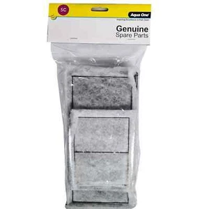 Aqua One 5C 3pk Carbon Cartridge Aquastyle 980 980T AR 980 Filter Media 25005C - Picture 1 of 1