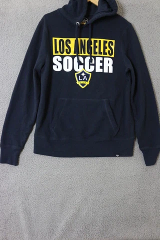 Los Angeles Galaxy Soccer '47 Hoodie Sweatshirt Black Size Medium Men's Cover