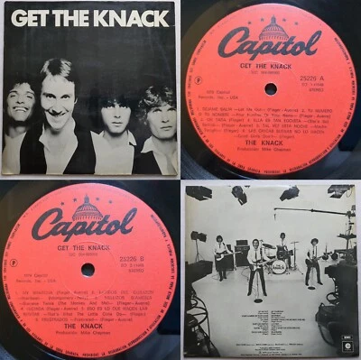 THE KNACK GET THE KNACK 1979 UNIQ CVR B&W BCK CVR SPANISH TITLES RARE CHILEAN PR - Image 1 of 4