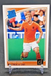 2018-19 Panini Donruss Soccer Matthijs de Ligt Rated Rookie #195 Netherlands - Picture 1 of 2