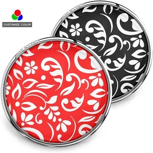 Choose Color | Floral Pattern Snap Jewelry Ginger Charm 18MM Flower Snap Button - Picture 1 of 25