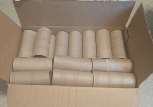 (50) Leere Toilettenpapierrollen Pappröhrchen Basteln Schule Projekt - Bild 1 von 1