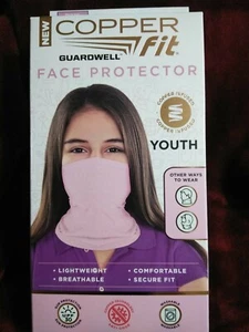Copper Fit Guardwell Face Protector Pink Youth New - Picture 1 of 3