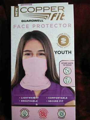 Copper Fit Guardwell Face Protector Pink Youth New - Image 1 of 3