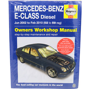 Haynes Manual Mercedes-Benz E-Class Diesel 2002 to 2010 Paperback 5710. Ref:H