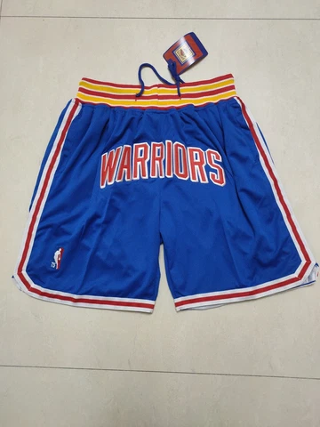 Golden State Warriors Curry Blue Men Basketball Shorts Stitched S-3XL Cover