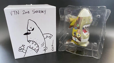 Frank Kozik FIRMADO ToyQube 08 VTN 8" Sharky LE 100 + BOCETO AUTOGRAFIADO RARO NUEVO EN CAJA Foto 1 de 4