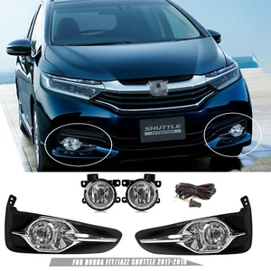 Fog Lights Fit For 2017 2018 2019 Honda Fit Shuttle Front Assembly Set RH+LH - Picture 1 of 17
