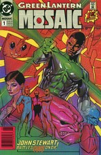 1992 GREEN LANTERN MOSAIC #1-4  ( JOHN STEWART  ) DC COMICS  VF+