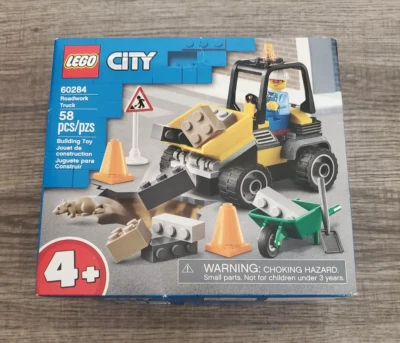 LEGO City Roadwork Truck 60284 Kit de Construcción (58 Piezas) Nueva Caja Sellada Foto 1 de 4