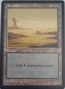 Swamp (A) - Tempest - MTG - Picture 1 of 4